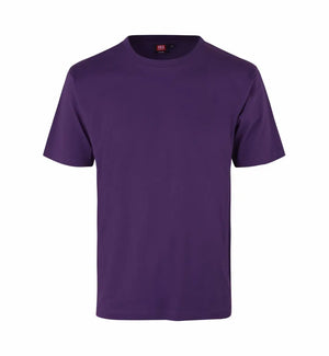 Premium Kvalitet Herre T-shirt – 100% Bomuld, Rund Hals, Lilla - 0500