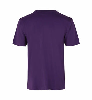 Premium Kvalitet Herre T-shirt – 100% Bomuld, Rund Hals, Lilla - 0500