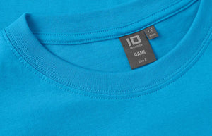 Premium Kvalitet Herre T-shirt – 100% Bomuld, Rund Hals, Cyan - 0500