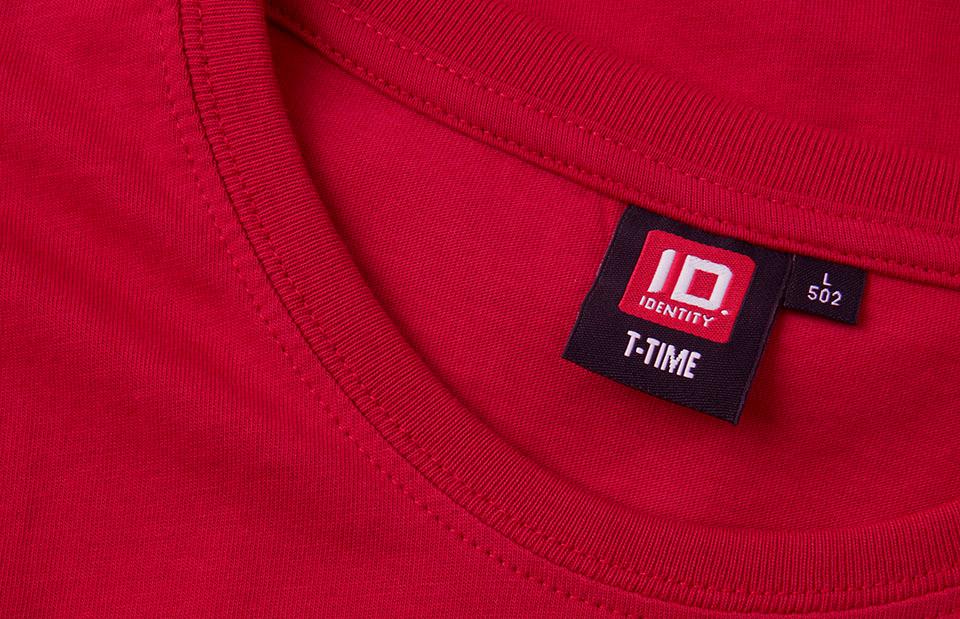 ID T-Time T-shirt Slimfit, Rød - 0502
