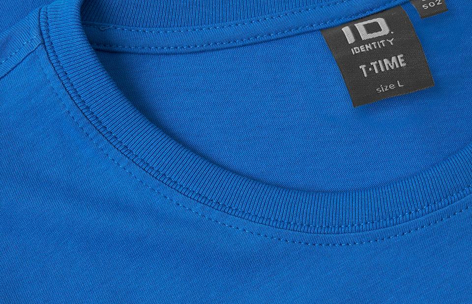 ID T-Time T-shirt Slimfit, Azur - 0502