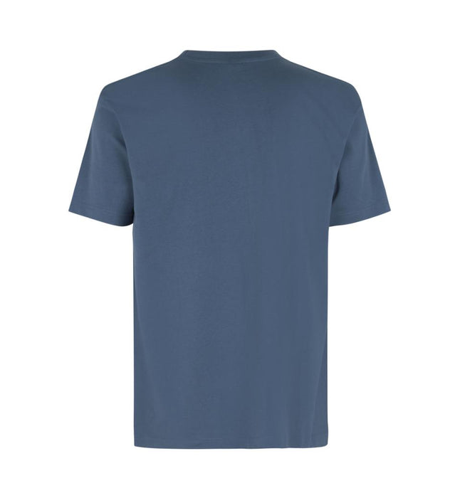 T-TIME T-shirt 100% bomuld - Indigo blå -  ID 0510