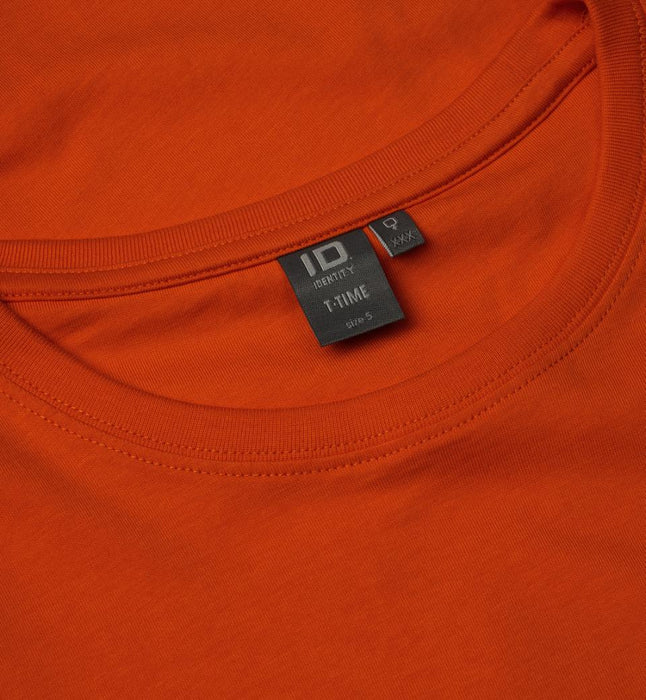 T-TIME® T-shirt, Orange, Dame - ID-0511