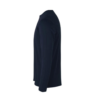 Interlock langærmet T-shirt Herre, Navy - 0518