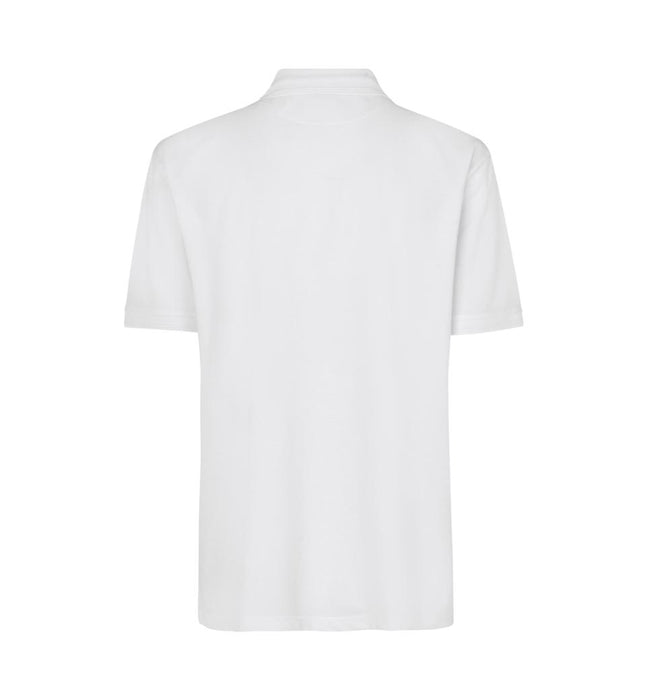 Poloshirt Med Brystlomme - Herre - Hvid - ID 0520