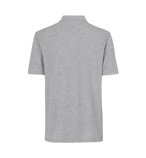 Brystlomme Poloshirt , Herre - Grå melange - 0520