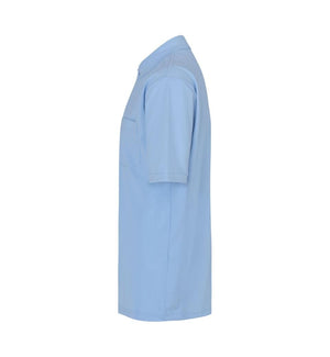 Brystlomme Poloshirt , Herre - Lyseblå - 0520