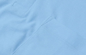 Brystlomme Poloshirt , Herre - Lyseblå - 0520