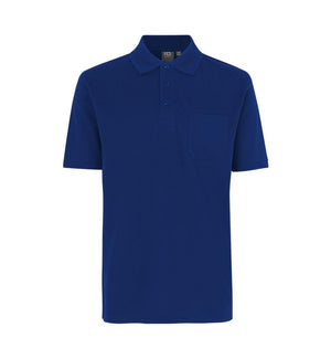 Brystlomme Poloshirt , Herre - Kongeblå - 0520
