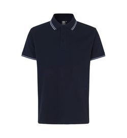 Kontrast Poloshirt Herre, Navy - ID 0522