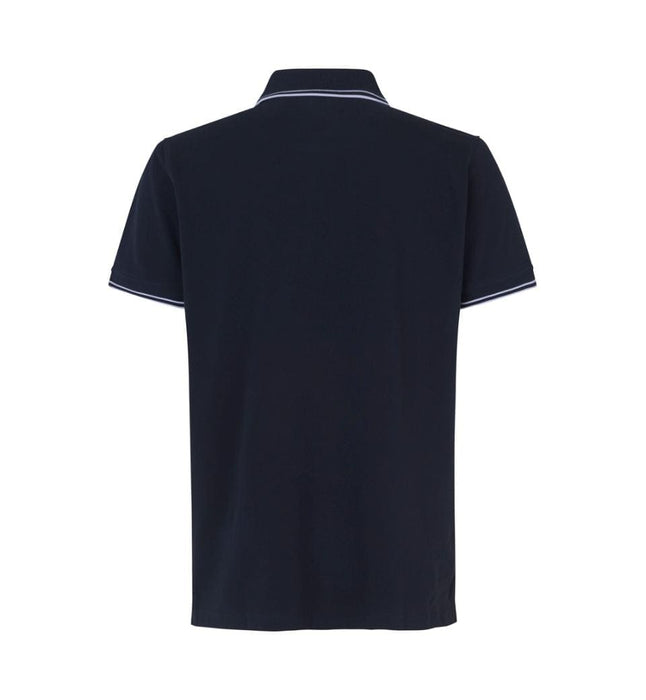 Kontrast Poloshirt Herre, Navy - ID 0522