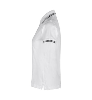 Kontrast Polo - Dame - Hvid - ID 0523
