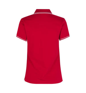 Kontrast Polo - Dame - Rød - ID 0523