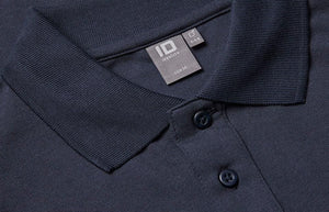 Langærmet Polo T-shirt med stretch - Herre - Navy blå - 0544