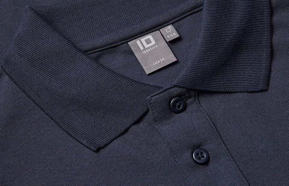 Basic Langærmet Poloshirt - Herre - Navy blå -  ID 0544