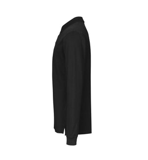 Langærmet Polo T-shirt med stretch - Herre - Sort - 0544