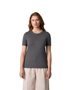 Ease T-shirt i Sølv Grå, Dame - ID 0555