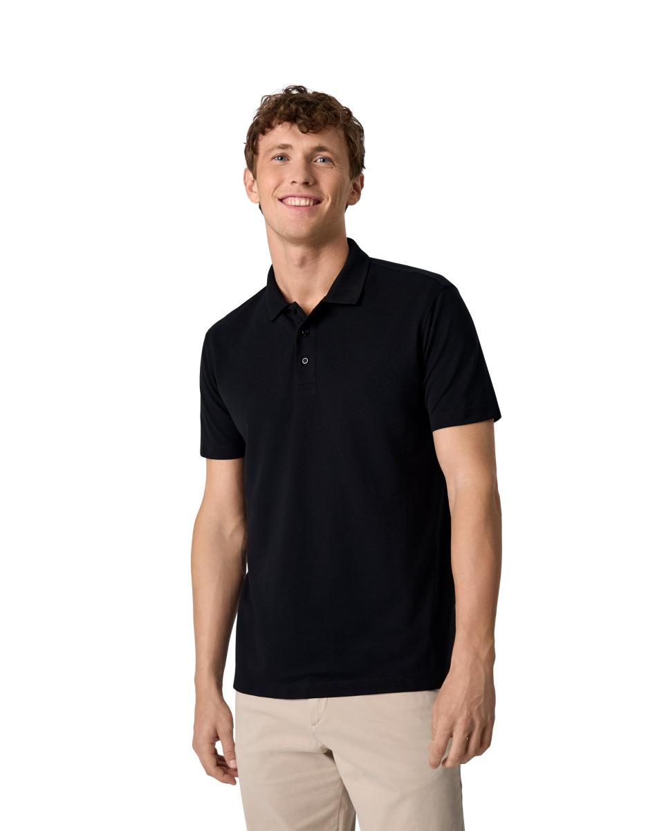 Ease poloshirt i Sort, Herre - ID 0556