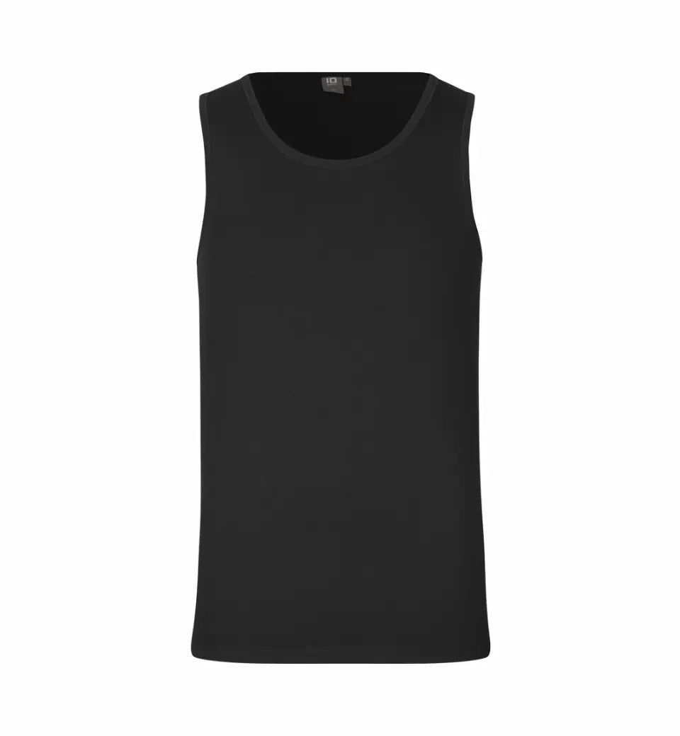 Stretch Tanktop, Sort, ID 0598