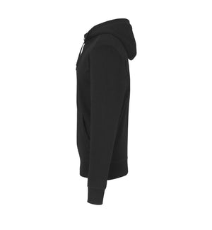 Sweatshirt hoodie med lynlås, Sort, Herre - 0638