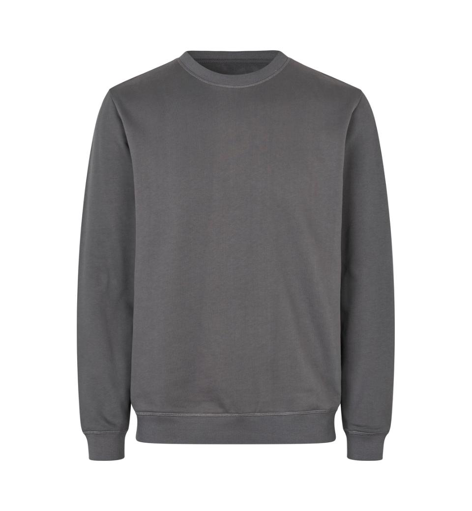 Økologisk sweatshirt, Sølv Grå, Herre - ID 0682