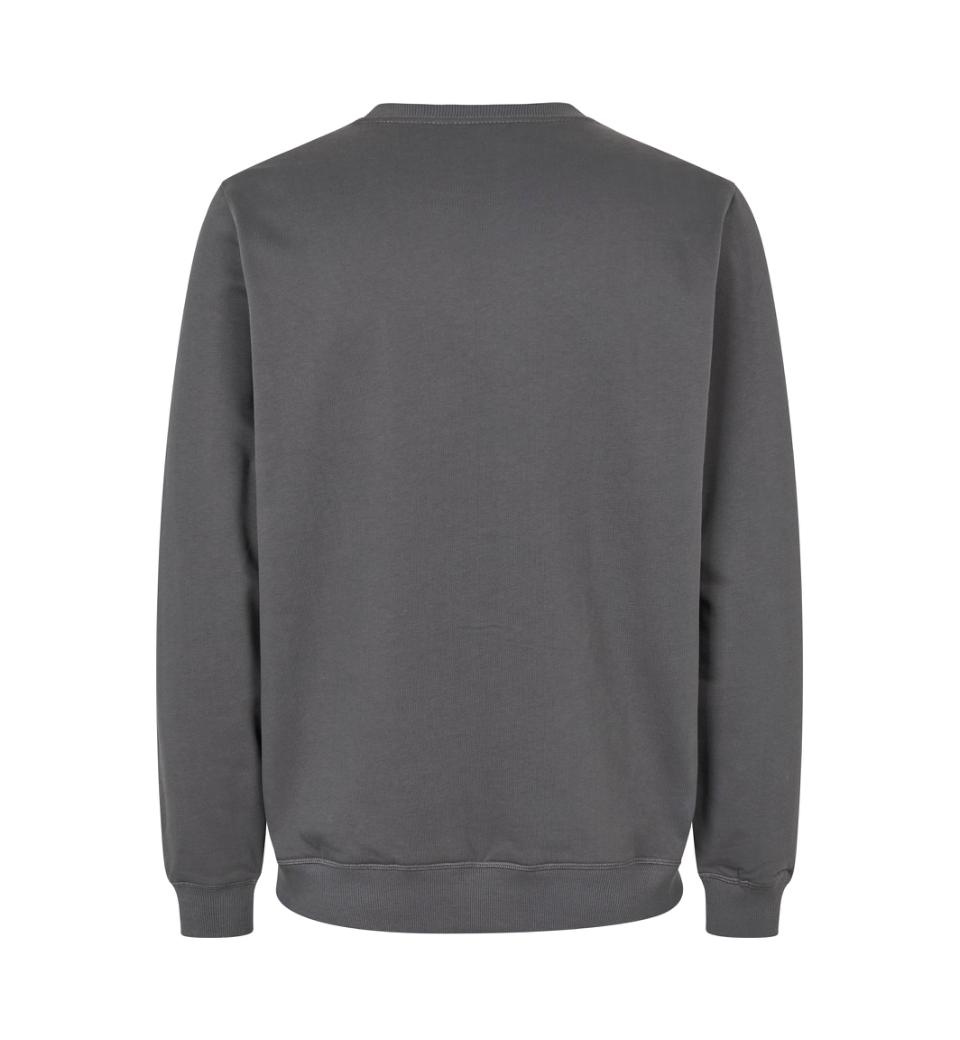 Økologisk sweatshirt, Sølv Grå, Herre - ID 0682