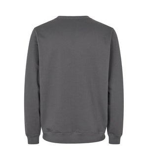 Økologisk sweatshirt, Sølv Grå, Herre - ID 0682