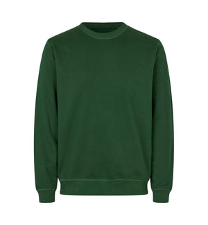 Økologisk sweatshirt, Flaskegrøn, Herre - ID 0682