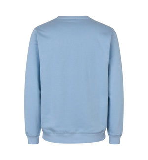 Økologisk sweatshirt, Lys Blå, Herre - ID 0682