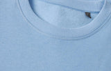 Økologisk sweatshirt, Lys Blå, Herre - ID 0682