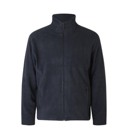 Mikrofleece Cardigan  - Herre - Navy - ID 0803