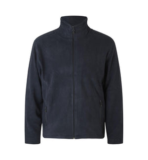 Mikrofleece Cardigan  - Herre - Navy - ID 0803