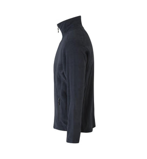Mikrofleece Cardigan  - Herre - Navy - ID 0803