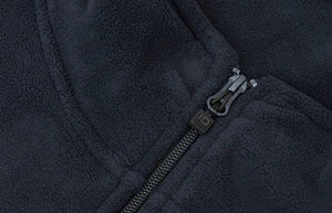 Mikrofleece Cardigan  - Herre - Navy - ID 0803