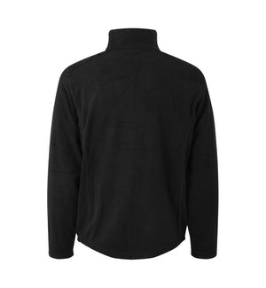 Mikrofleece Cardigan - Herre - Sort - ID 0803