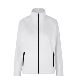 Mikrofleece Cardigan - Dame - Hvid - ID 0805