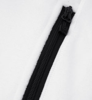 Mikrofleece Cardigan - Dame - Hvid - ID 0805