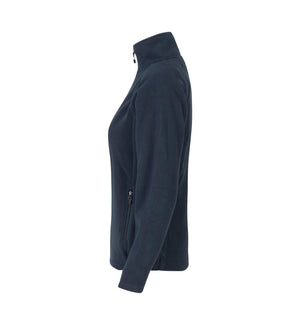 Mikrofleece Cardigan - Dame - Navy - ID 0805