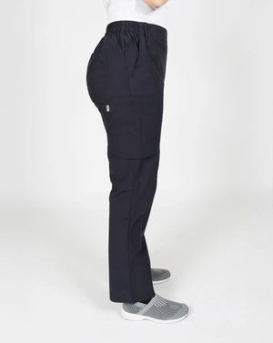 Nybo 105136-10 Pull-on stretch bukser, navy, unisex