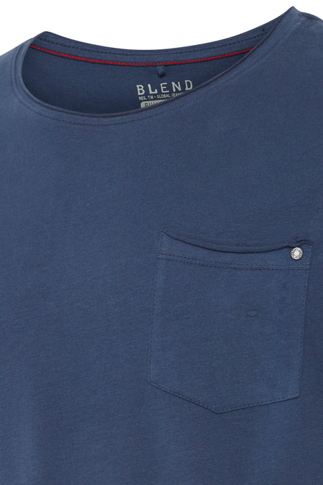 BHNOEL Tee, Denim Blue - Blend 20709766