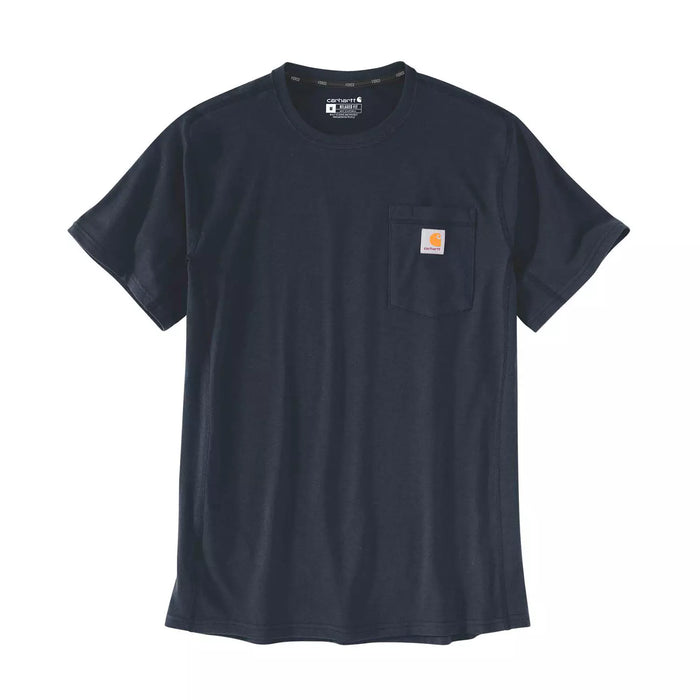 Carhartt Force Flex Pocket T-shirt, Navy - Herre - 104616 - I26
