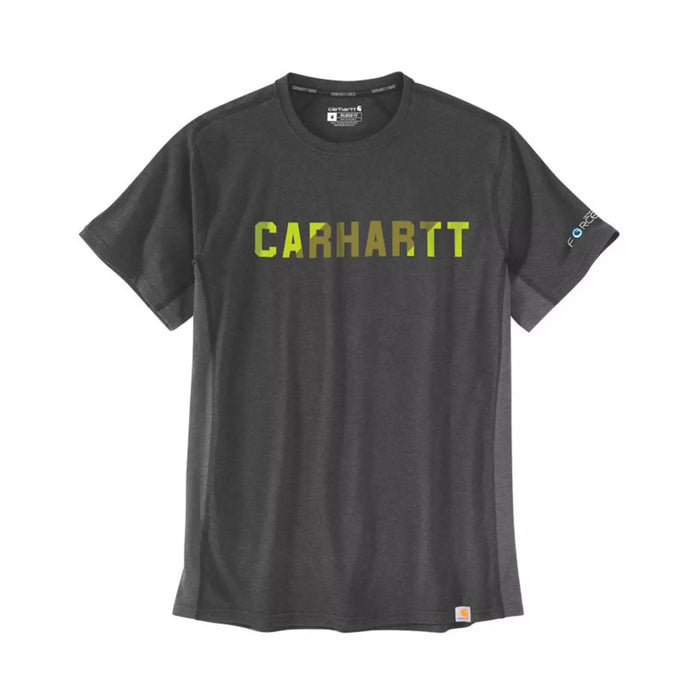 Force T-shirt, Herre, Carbon Heather - Carhartt 105203 - CRH