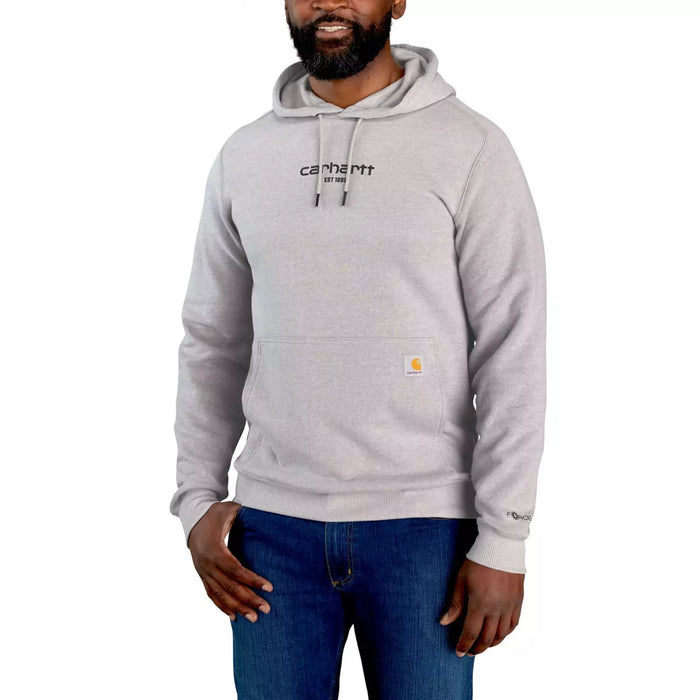 Force Graphic hættetrøje, Herre, Asphalt heather - Carhartt 105569 - 058