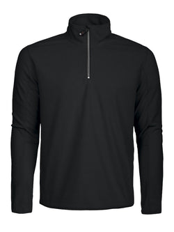 Melton Halfzip Herre - Sort - D.A.D 139044