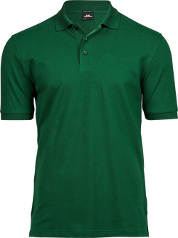 Luxury stretch polo T-shirt, Grøn - Style 1405