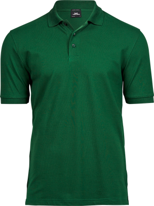 Luxury stretch polo T-shirt, Grøn - Style 1405