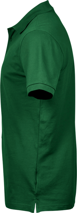 Luxury stretch polo T-shirt, Grøn - Style 1405