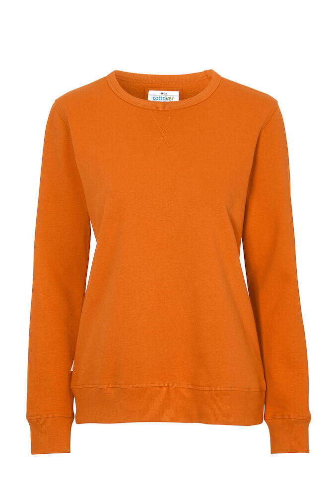 Sweatshirt, Orange - Dame - Cottover 141004