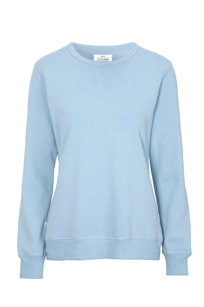 Sweatshirt, Lyseblå - Dame - Cottover 141004
