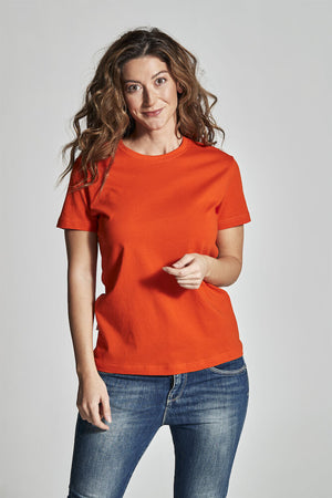 T-shirt, Orange - Dame - Cottover 141007 - 290